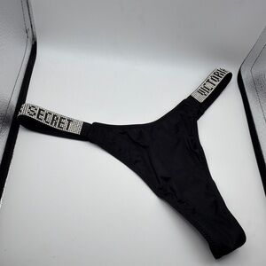 Victoria's Secret Very Sexy Rhinestone Shine Strap Logo Thong